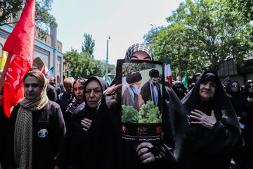مراسم جاماندگان تشییع رهبر شهید - تبریز