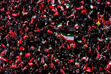 مراسم تشییع پیکر مطهر رهبر شهید انقلاب - تهران/ میدان انقلاب