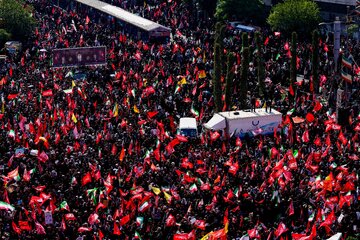 مراسم تشییع پیکر مطهر رهبر شهید انقلاب - تهران