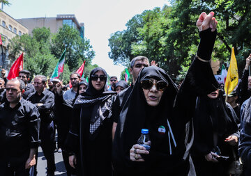 مراسم جاماندگان تشییع رهبر شهید - تبریز