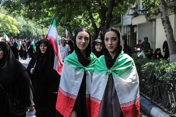 مراسم جاماندگان تشییع رهبر شهید - تبریز