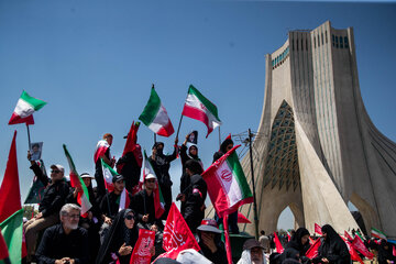 مراسم تشییع پیکر مطهر رهبر شهید انقلاب - تهران