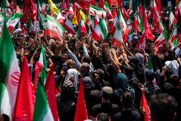 مراسم تشییع پیکر مطهر رهبر شهید انقلاب - تهران
