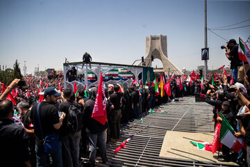 مراسم تشییع پیکر مطهر رهبر شهید انقلاب - تهران
