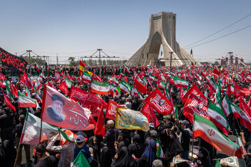 مراسم تشییع پیکر مطهر رهبر شهید انقلاب - تهران