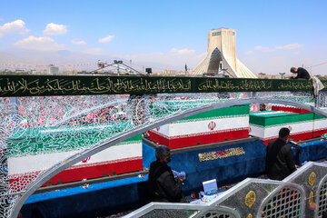 مراسم تشییع پیکر مطهر رهبر شهید انقلاب - تهران