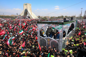 مراسم تشییع پیکر مطهر رهبر شهید انقلاب - تهران