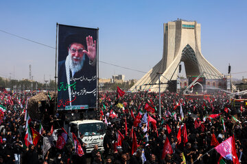 مراسم تشییع پیکر مطهر رهبر شهید انقلاب - تهران