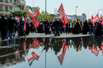 مراسم تشییع پیکر مطهر رهبر شهید انقلاب - تهران / میدان آزادی