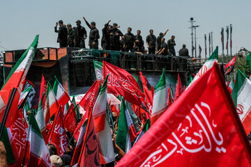 مراسم تشییع پیکر مطهر رهبر شهید انقلاب - تهران / میدان آزادی