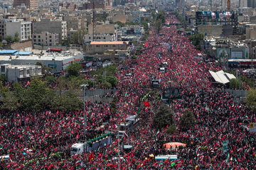 مراسم تشییع پیکر مطهر رهبر شهید انقلاب - تهران