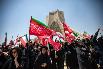 مراسم تشییع پیکر مطهر رهبر شهید انقلاب - تهران