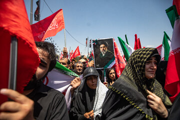 مراسم تشییع پیکر مطهر رهبر شهید انقلاب - تهران