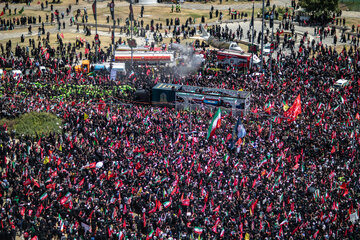 مراسم تشییع پیکر مطهر رهبر شهید انقلاب - تهران