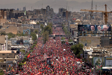 مراسم تشییع پیکر مطهر رهبر شهید انقلاب - تهران