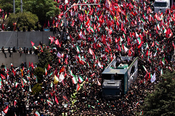 مراسم تشییع پیکر مطهر رهبر شهید انقلاب - تهران