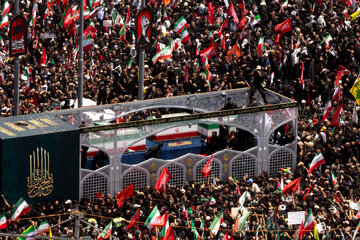 مراسم تشییع پیکر مطهر رهبر شهید انقلاب - تهران