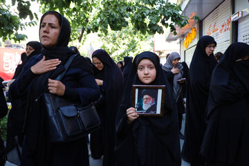 مراسم جاماندگان تشییع رهبر شهید - شهرکرد