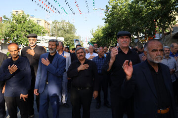 مراسم جاماندگان تشییع رهبر شهید - شهرکرد