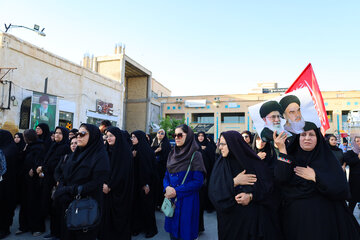 مراسم جاماندگان تشییع رهبر شهید - شهرکرد