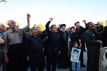 مراسم جاماندگان تشییع رهبر شهید - شهرکرد