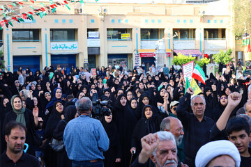 مراسم جاماندگان تشییع رهبر شهید - شهرکرد