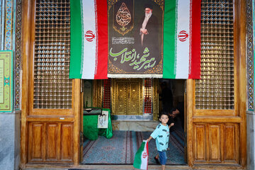 مراسم جاماندگان تشییع رهبر شهید - شهرکرد