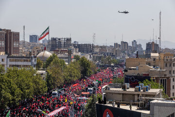 مراسم تشییع پیکر مطهر رهبر شهید انقلاب - تهران
