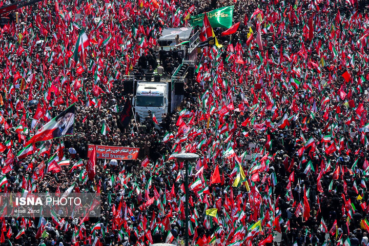 المیادین: تشییع میلیونی آقای شهید پیام تداوم نظام و اقتدار محور مقاومت را مخابره کرد