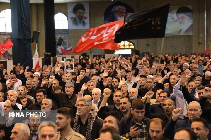 مراسم باشکوه عزاداری مردم ایلام در رثای «آقای شهید ایران»