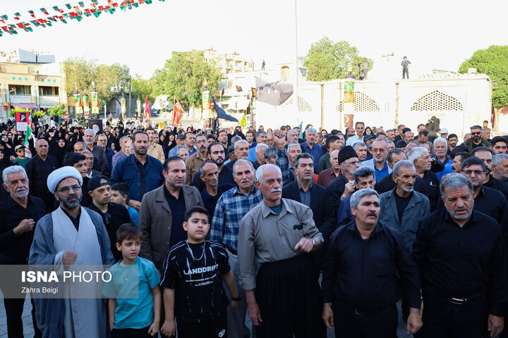 شهرکرد در سوگ رهبر شهید ایران