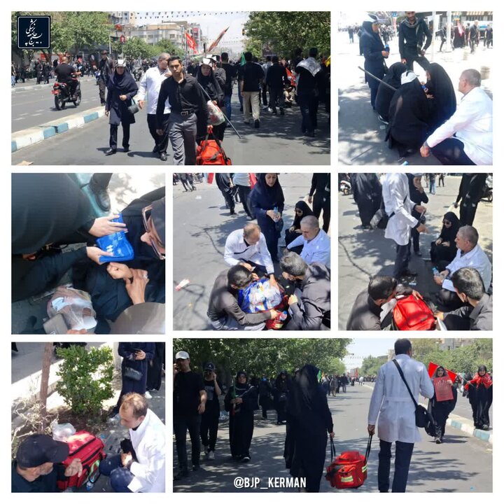 از خدمترسانی جامعه پزشکی در تشییع رهبر شهید تا آمادهسازی موکب اسکان استان کرمان در مشهد