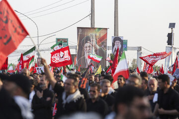 مراسم تشییع پیکر مطهر رهبر شهید انقلاب - قم /2