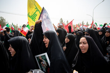 مراسم تشییع پیکر مطهر رهبر شهید انقلاب - قم /۲