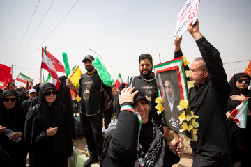مراسم تشییع پیکر مطهر رهبر شهید انقلاب - قم /۲