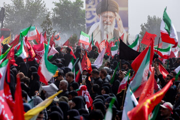 مراسم تشییع پیکر مطهر رهبر شهید انقلاب - قم /۲
