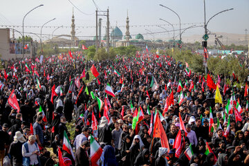 مراسم تشییع پیکر مطهر رهبر شهید انقلاب - قم /۳