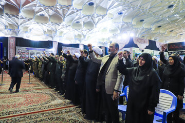 مراسم بزرگداشت و ادای احترام مدیران و کارکنان دولت به «آقای شهید ایران» - کرمان