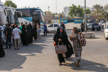 اعزام ۱۵ دستگاه اتوبوس زائران رهبر شهید به مشهد مقدس - بندرعباس