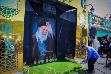 وضعیت خدمت رسانی مواکب ورودی شمالی مشهد پیش از مراسم تشییع رهبر شهید