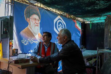 وضعیت خدمت رسانی مواکب ورودی شمالی مشهد پیش از مراسم تشییع رهبر شهید