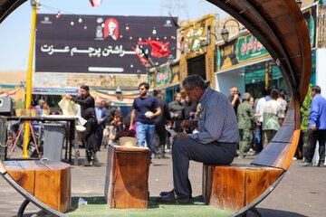 وضعیت خدمت رسانی مواکب ورودی شمالی مشهد پیش از مراسم تشییع رهبر شهید