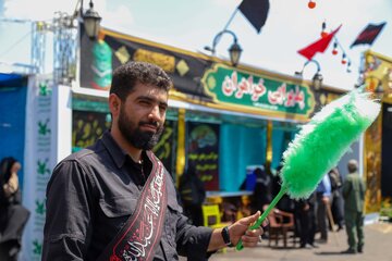 وضعیت خدمت رسانی مواکب ورودی شمالی مشهد پیش از مراسم تشییع رهبر شهید