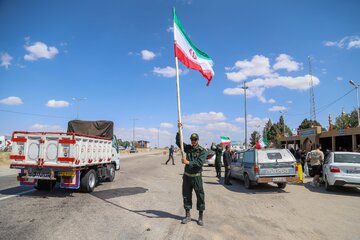 وضعیت خدمت رسانی مواکب ورودی شمالی مشهد پیش از مراسم تشییع رهبر شهید
