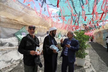 وضعیت خدمت رسانی مواکب ورودی شمالی مشهد پیش از مراسم تشییع رهبر شهید