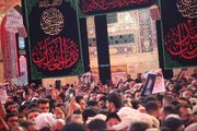 تشییع پیکر مطهر رهبر شهید در کربلا