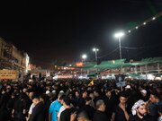 تشییع میلیونی پیکر مطهر رهبر شهید در کربلا