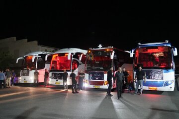 آیین بدرقه و اعزام دانشجویان دانشگاه علوم پزشکی بیرجند