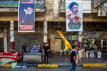 کربلا در آستانه برگزاری تشییع رهبر شهید انقلاب
