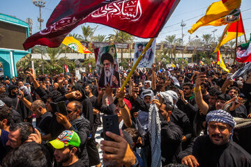 کربلا در آستانه برگزاری تشییع رهبر شهید انقلاب